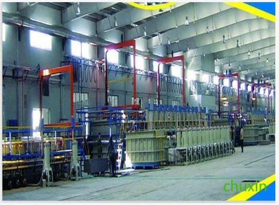 Hocheffiziente Elektroplattierproduktionslinie mit Verbrauchssteuerung durch PLC