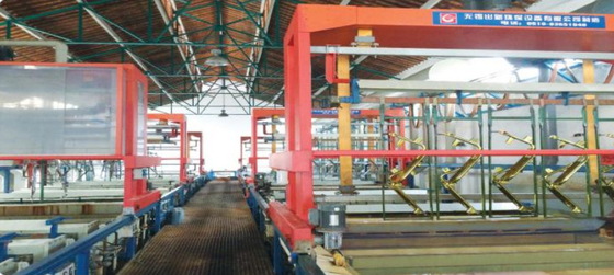 Nickel-Chrom-Galvanisierungsfertigungsstraße-vierlagige hohe niedrige Schiene