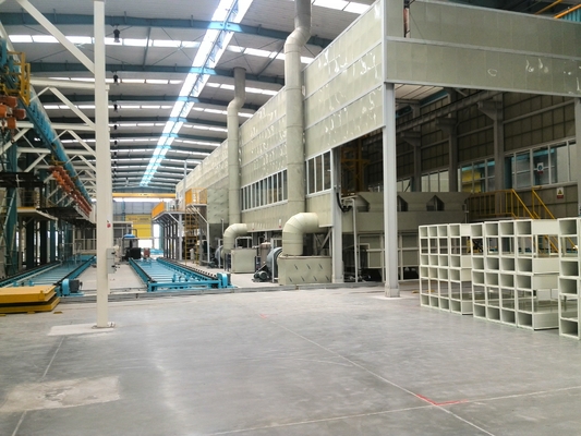 Elektrophoresefertigungsstraße