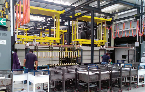 Nickel-Chrom-Zusätze automatisierten Überzug-Linie Soem