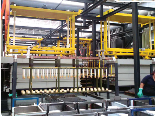 Stoßdämpfer Rod Chrome Plating Line, Soem-Überzug-Fertigungsstraße