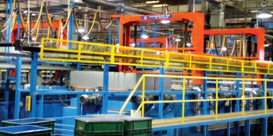 Firmenaluminiumeisen Wuxis Trelleborg, das automatische Fertigungsstraße phosphatiert