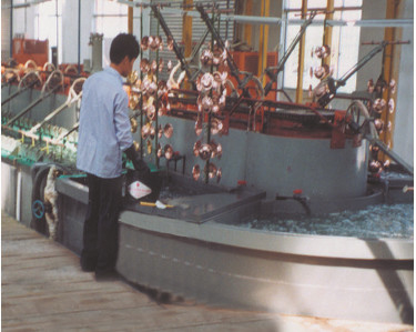 Fischerei Art Electroless Vernickelungs-Linie hängendes Fass