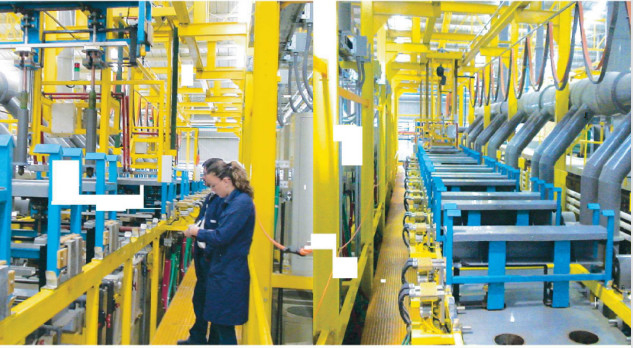 Automatische Galvanisierungshartverchromungsfertigungsstraße für Kolbenring der Mexiko-Stoßdämpfungspfosten-Überzuglinie